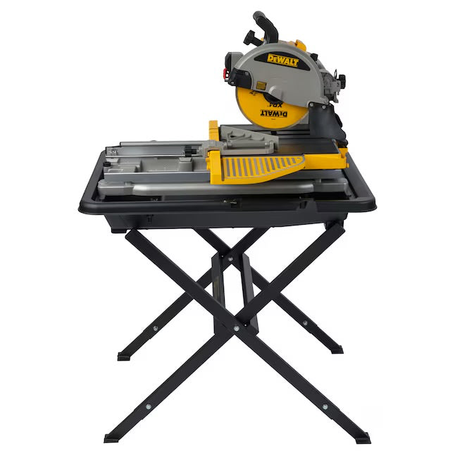 DEWALT 15 -Amp 10-in -Blade Wet Bridge Sliding Table Tile Saw with Stand