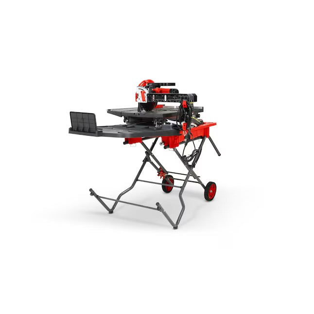 RUBI 15 -Amp 10-in -Blade Tabletop Sliding Table Tile Saw with Stand