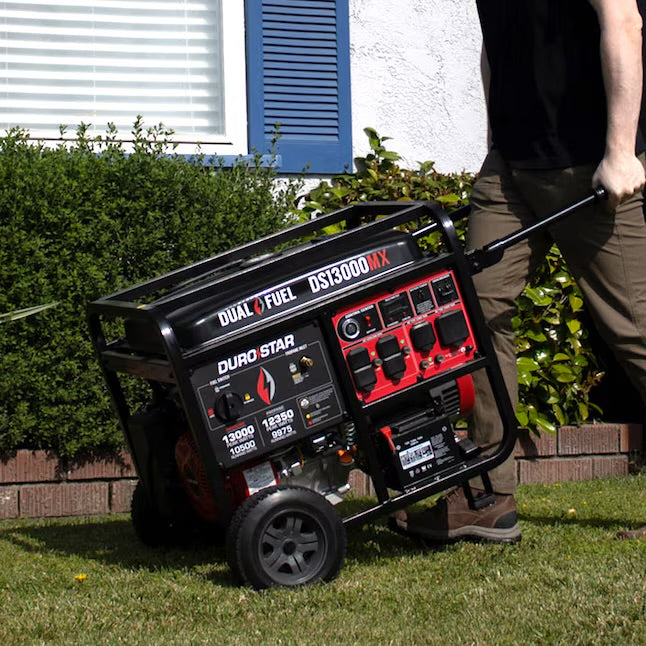 DuroStar 13000 / 10500 -Watt Dual fuel Portable Generator