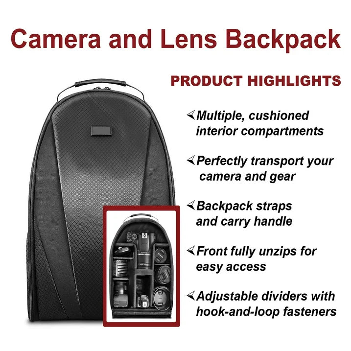 Canon EOS Rebel T7 DSLR Camera Bundle with 18-55mm Zoom Lens, SanDisk 64GB Memory Card, Tripod, Backpack, and ZeeTech Accessory (International Version)