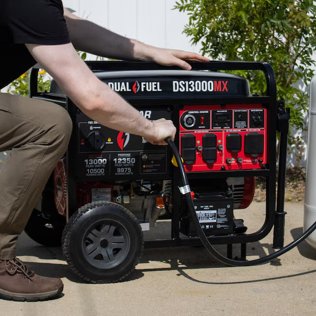 DuroStar 13000 / 10500 -Watt Dual fuel Portable Generator