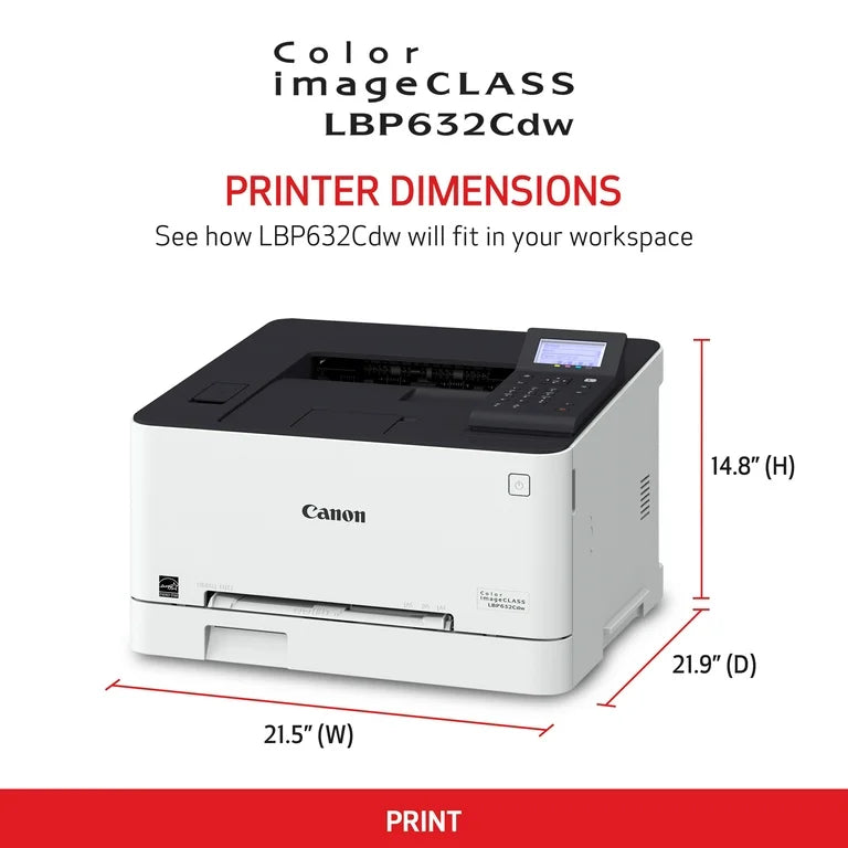 Canon imageCLASS LBP632Cdw - Impresora Láser Inalámbrica, Dúplex