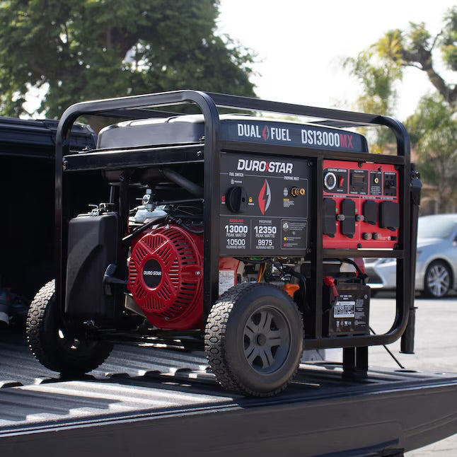 DuroStar 13000 / 10500 -Watt Dual fuel Portable Generator