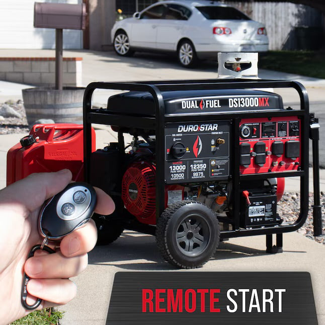 DuroStar 13000 / 10500 -Watt Dual fuel Portable Generator