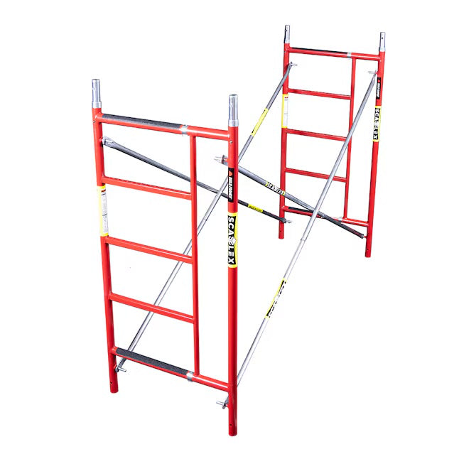 Build Frames Exterior/Interior B-Size Masonry Frames SCAFFLEX Steel 5-ft H x 1.57-ft L 2700-lb Capacity Scaffold Frame