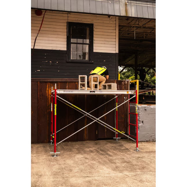 Build Frames Exterior/Interior B-Size Masonry Frames SCAFFLEX Steel 5-ft H x 1.57-ft L 2700-lb Capacity Scaffold Frame