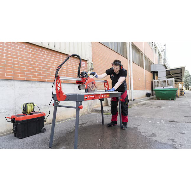 RUBI DC 250 Python 15 -Amp 10-in -Blade Bridge Tile Saw with Stand
