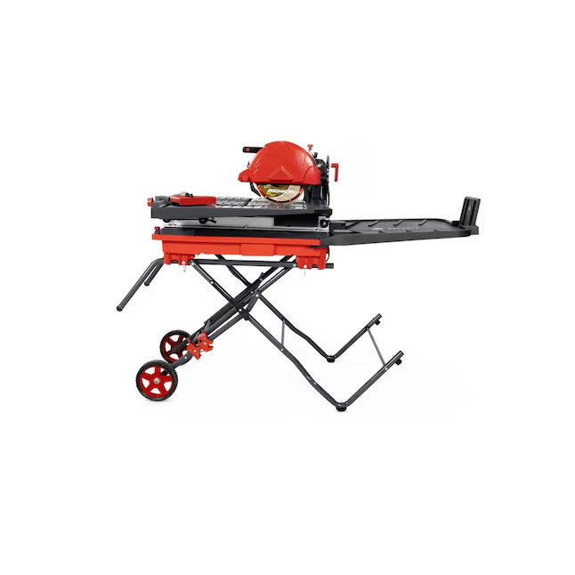 RUBI 15 -Amp 10-in -Blade Tabletop Sliding Table Tile Saw with Stand