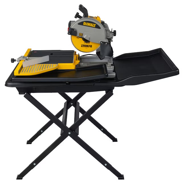 DEWALT 15 -Amp 10-in -Blade Wet Bridge Sliding Table Tile Saw with Stand