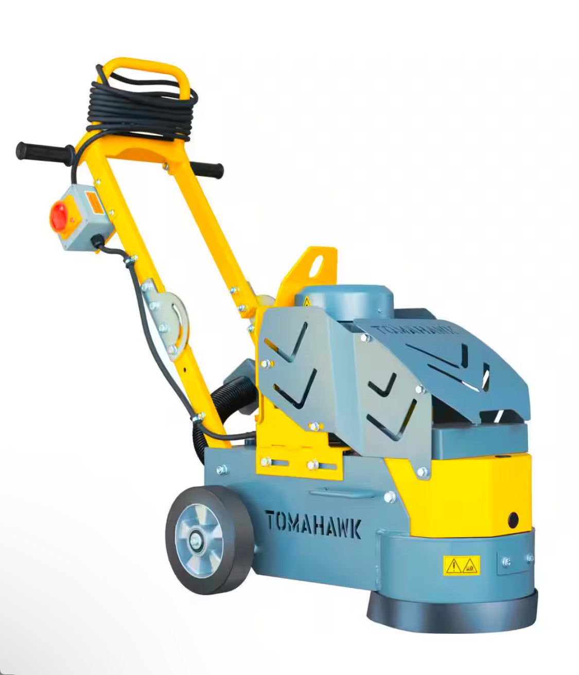 Tomahawk 11 Amp Corded 10 Inch Electric Floor Grinder Sander Polisher with Diamond Grinding Disc Plate