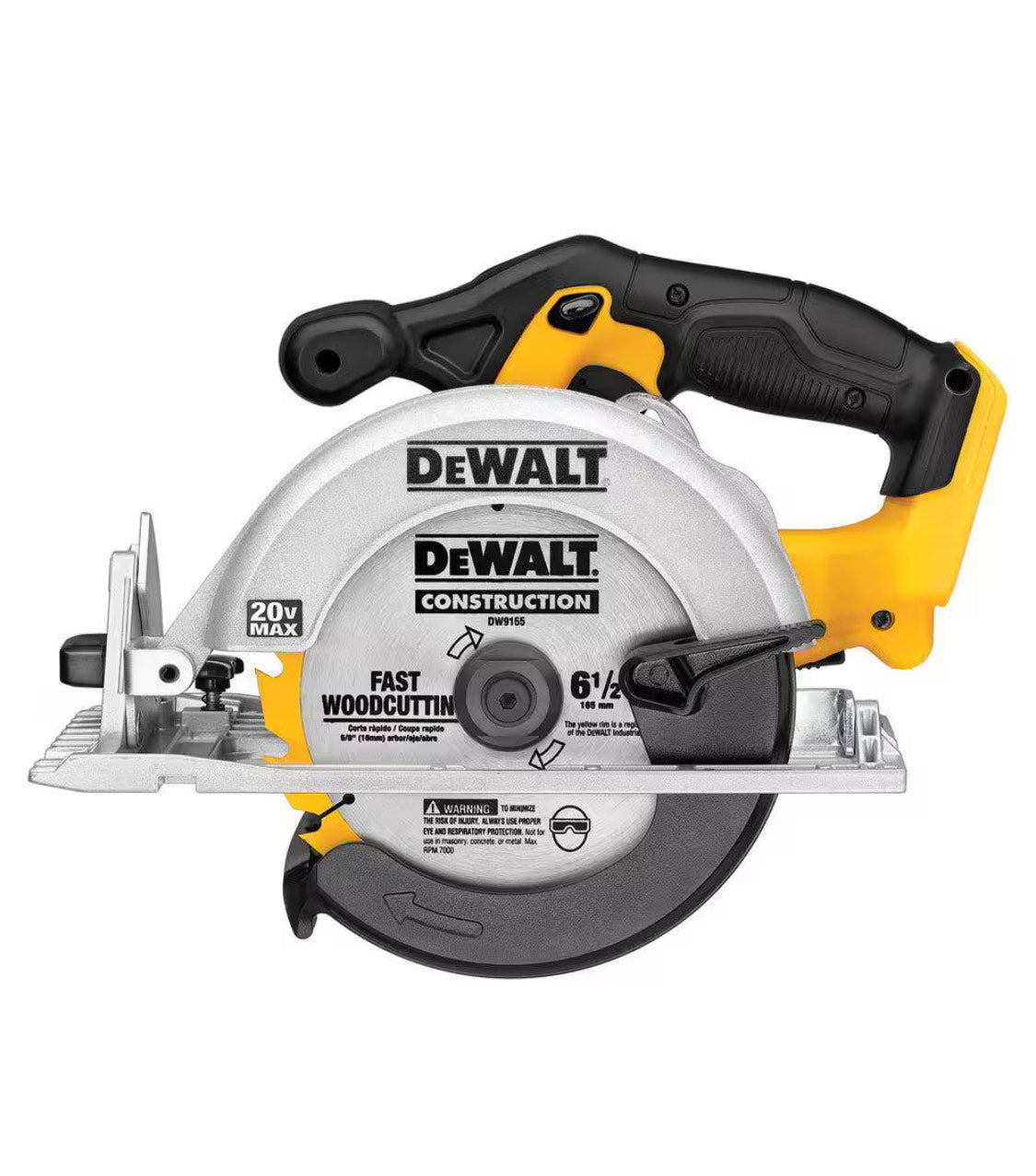 Sierra circular estilo Sidewinder inalámbrica de 6,5 in y 20 V máx. (solo herramienta)