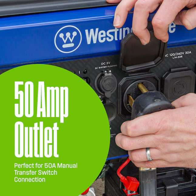 Westinghouse WGen10500TFc Remote Electric Start 13000 / 10500 -Watt Tri fuel Portable Generator