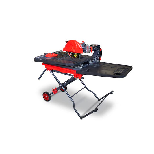 RUBI 15 -Amp 10-in -Blade Tabletop Sliding Table Tile Saw with Stand