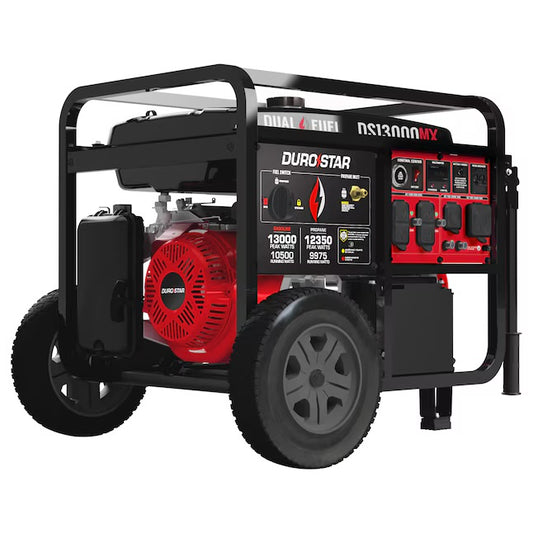 DuroStar 13000 / 10500 -Watt Dual fuel Portable Generator