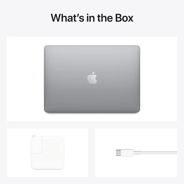 Apple MacBook Air 13.3-inch Laptop - Space Gray, M1 Chip, Designed for Apple Intelligence, 8GB RAM, 256GB Storage